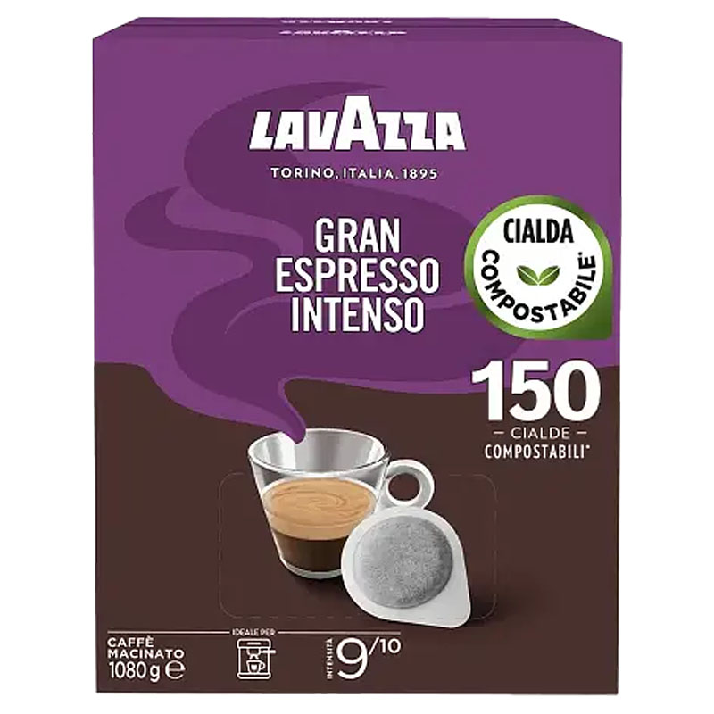 Lavazza Gran Espresso Intenso kawa saszetki Ese 150szt mocna aromatyczna
