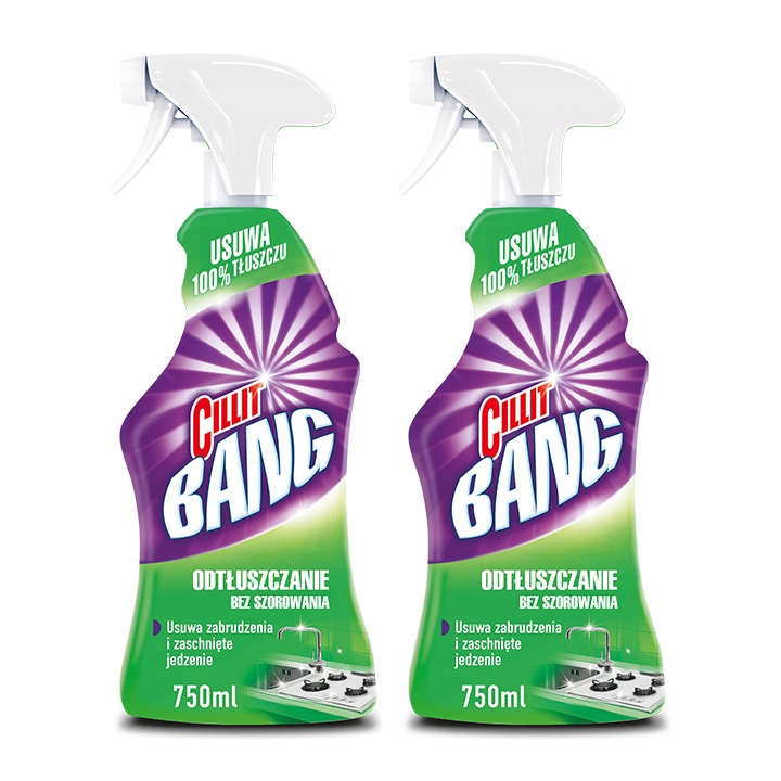 

Cillit Bang Power Cleaner Tłuszcz i Smugi Spray x2