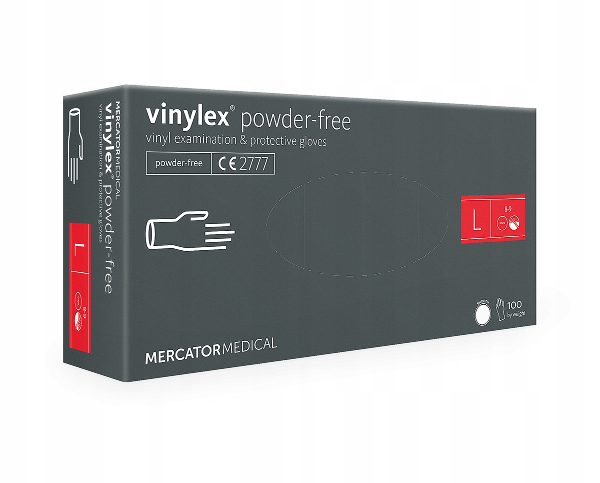

Rękawiczki winylowe Vinylex Mercator Pf 100 L
