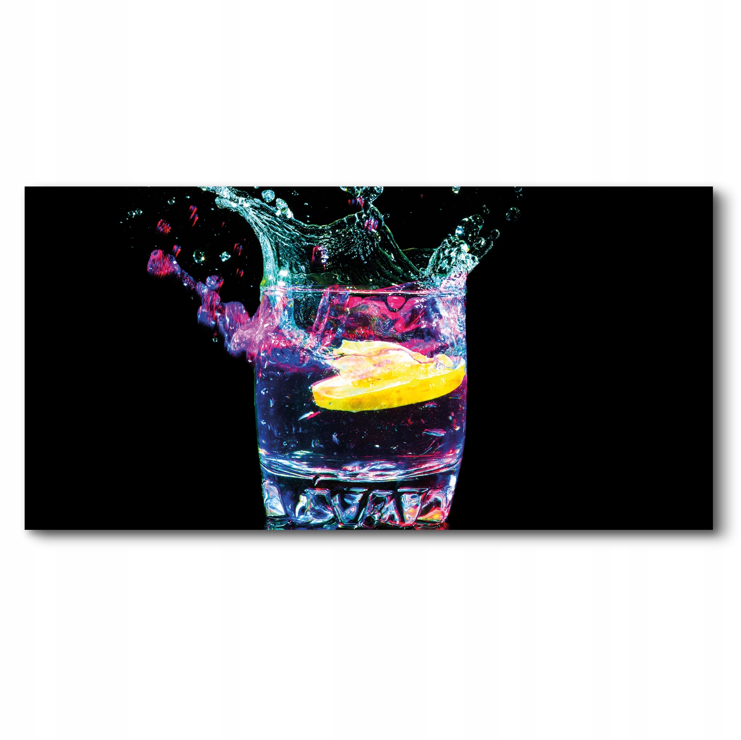 

do pokoju Obraz canvas drink plusk cytrynka 140x70