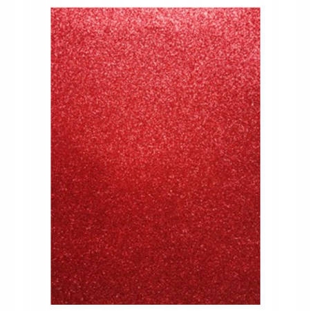 Pianka Brokatowa czerwona 2mm 20x30cm 1szt