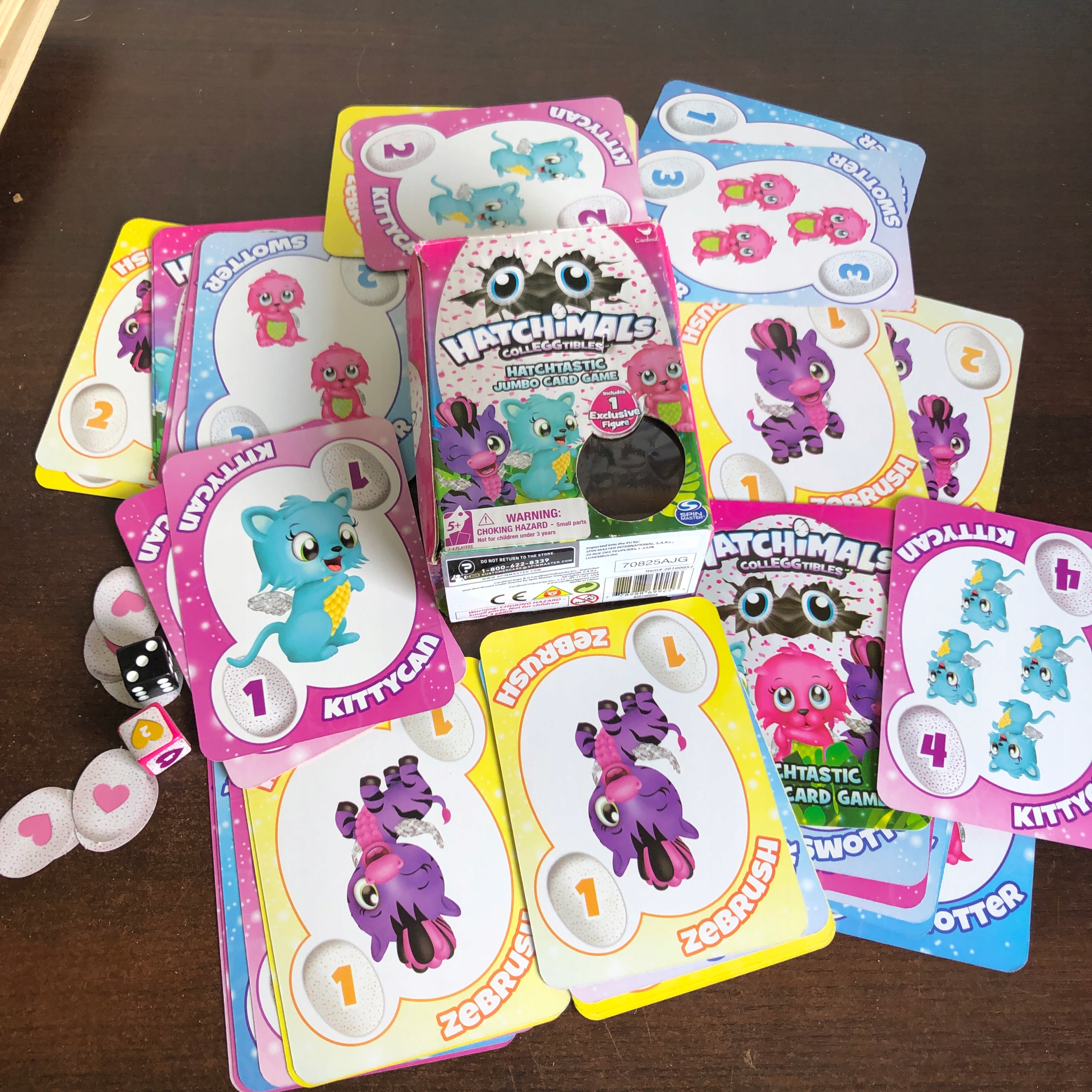 Gra angielska HATCHIMALS HATCHTASTIC JUMBO CARD Wydawca Spin Master