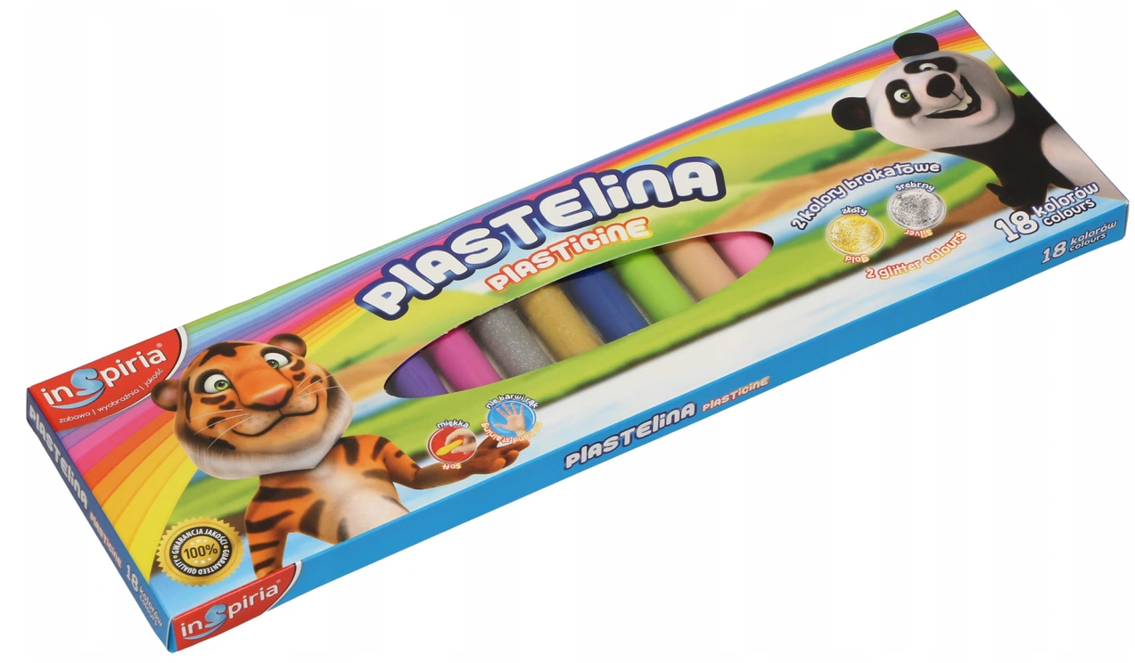 plastelina 18 kolorów 6553 INSPIRIA — 3