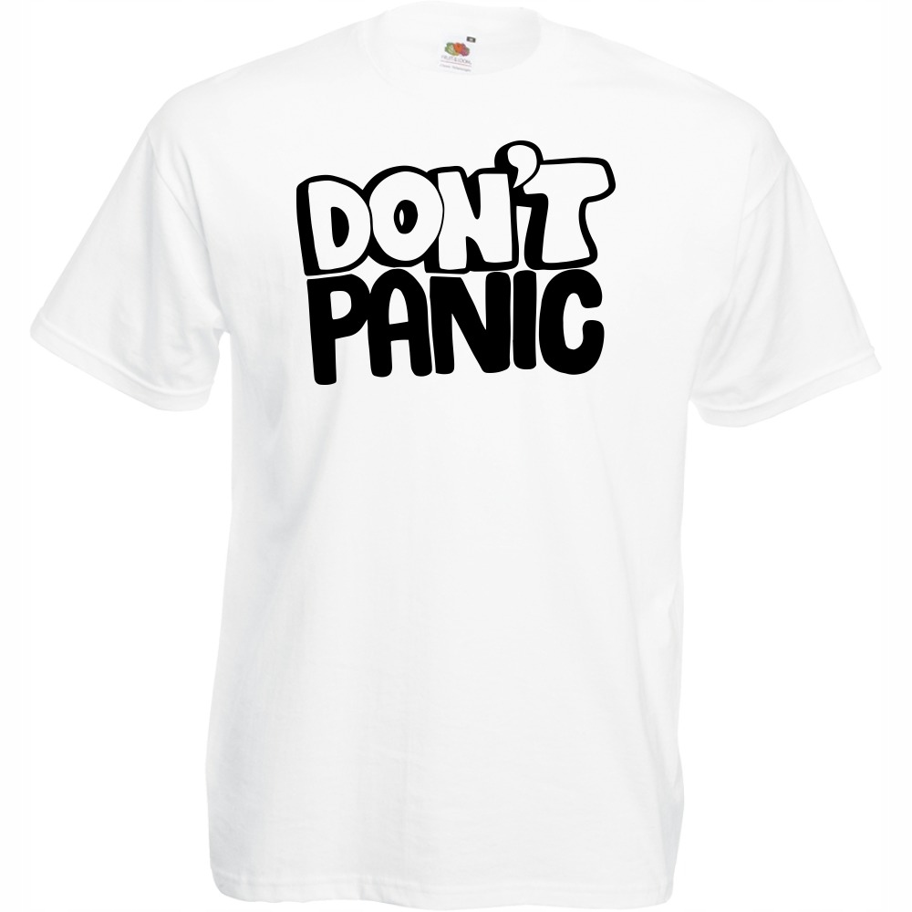 

Koszulka dont panic nie panikuj S biała