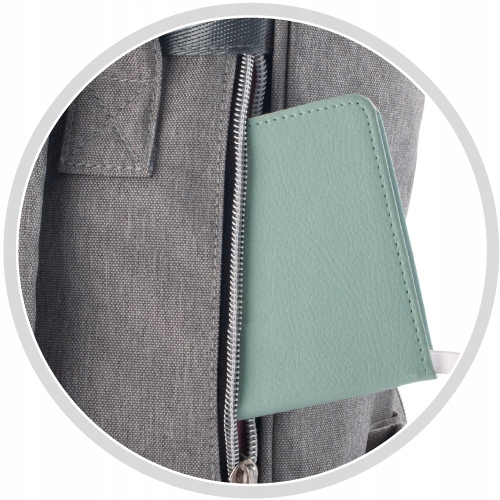 CANPOL PLECAK Z FUNKCJĄ PRZYPIĘCIA DO WÓZKA + MATA Kolor szary