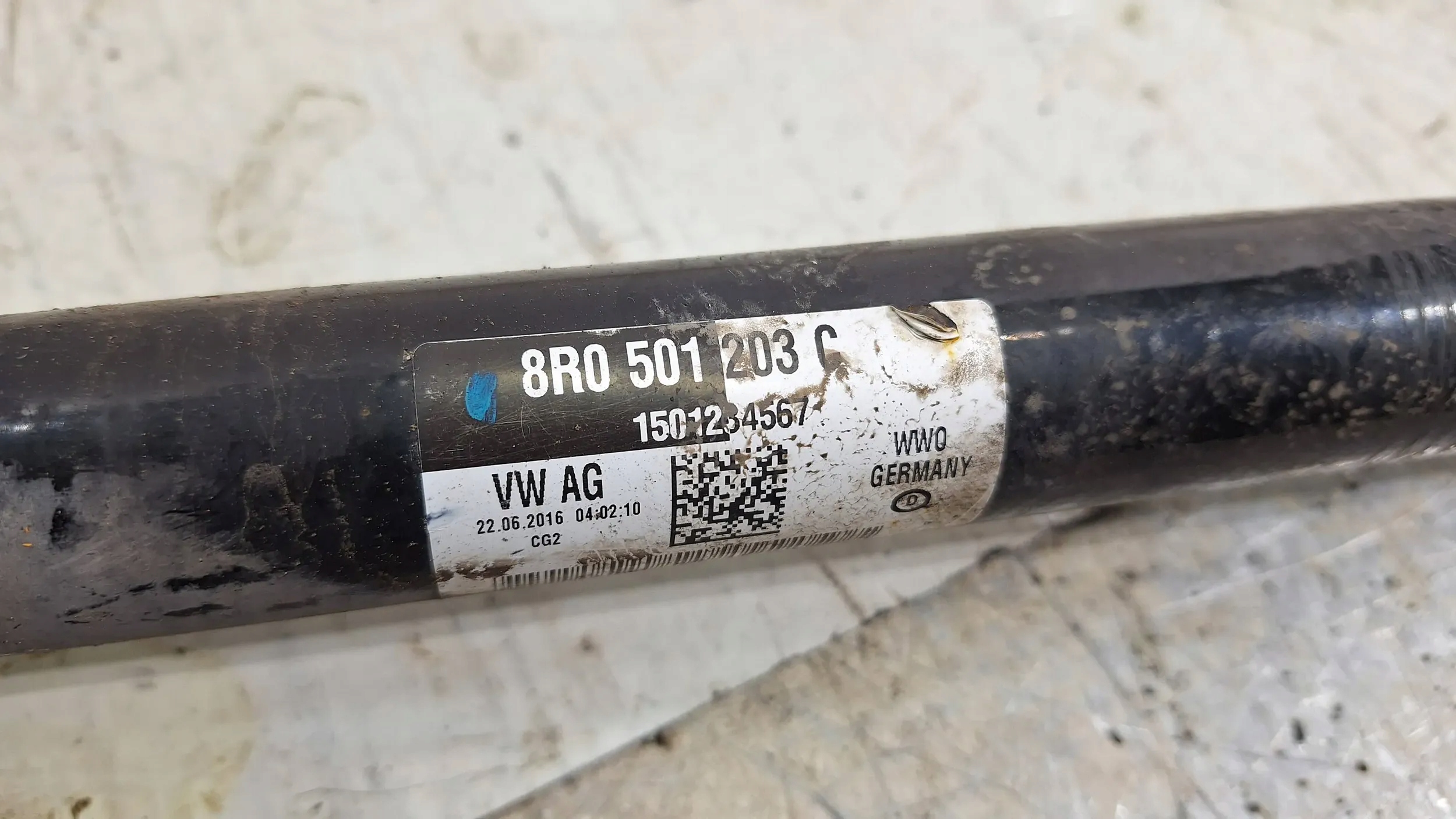 semi-axis right rear part 8R0501203C AUDI Q5 8R QUATTRO