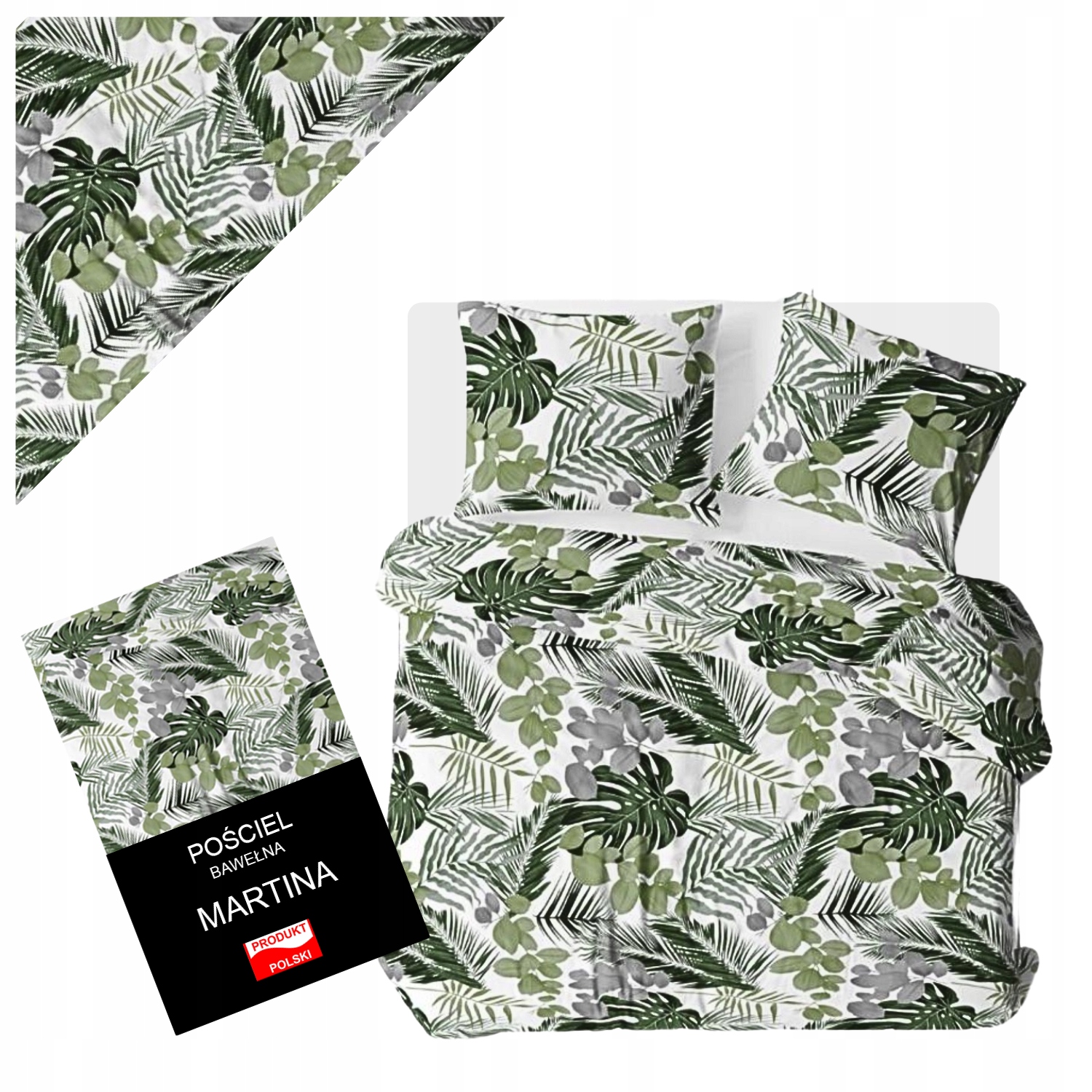 Sada Povlečení 160x200 Bavlna Tři díly Bleskový zámek