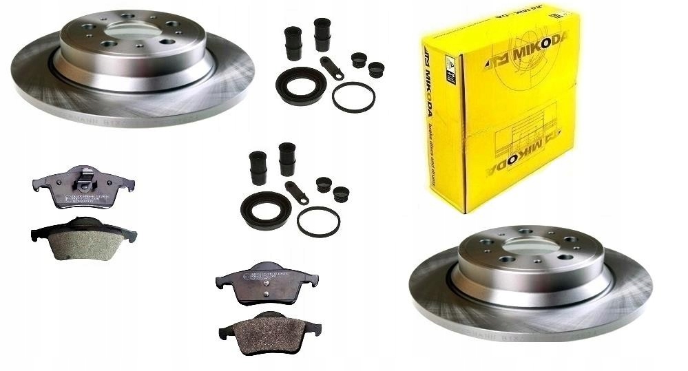 Kotouče Reperaturní Kostky Volvo S60 I S80 I V70 XC70 2000-2010 Zadní Sada