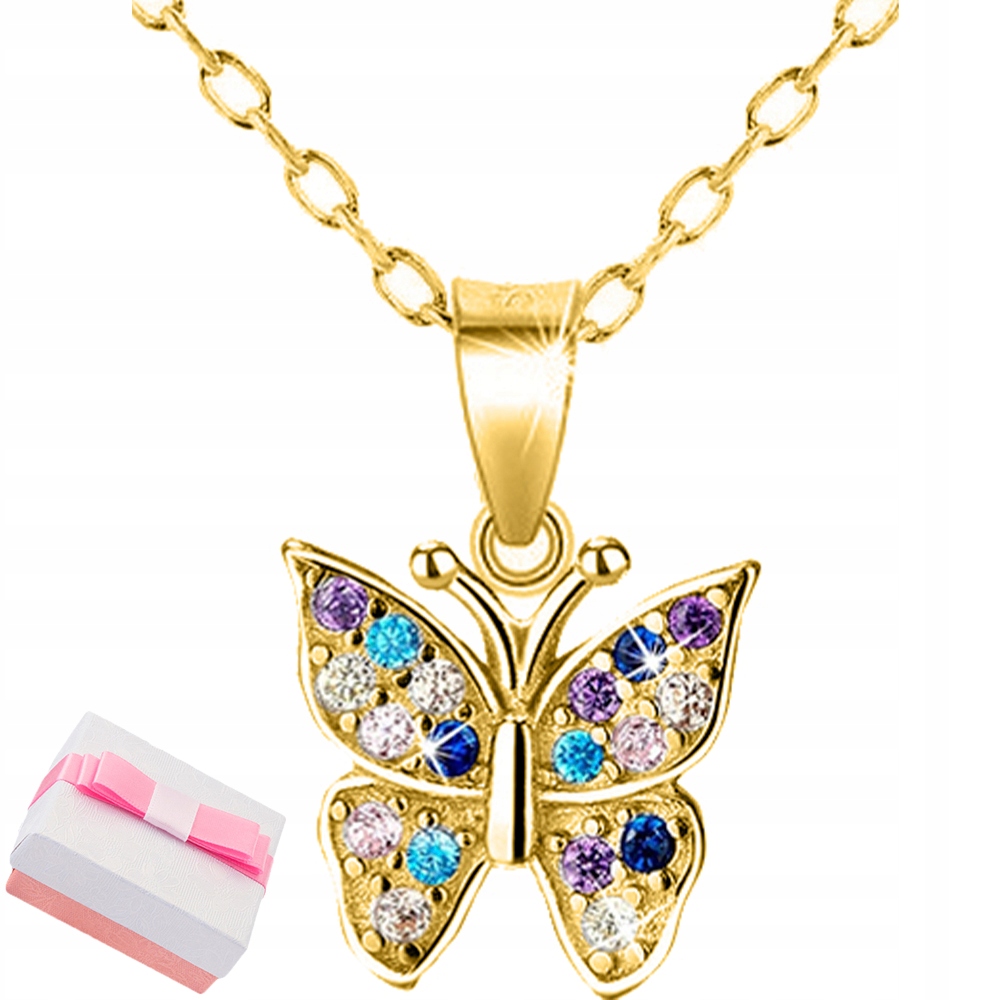 

Złoty Naszyjnik Dla Dziewczynki Motylek Srebro 925