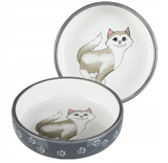 

Niska miska ceramiczna kota persa kociąt Trixie