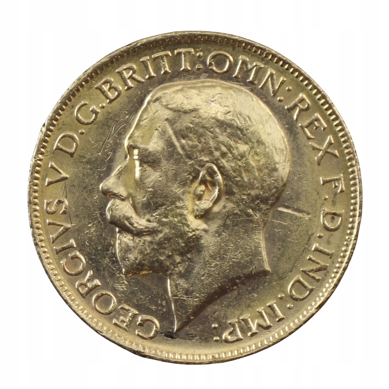 1 suweren - Jerzy V - Australia - 1919 rok - Au 917 / 7,99 g