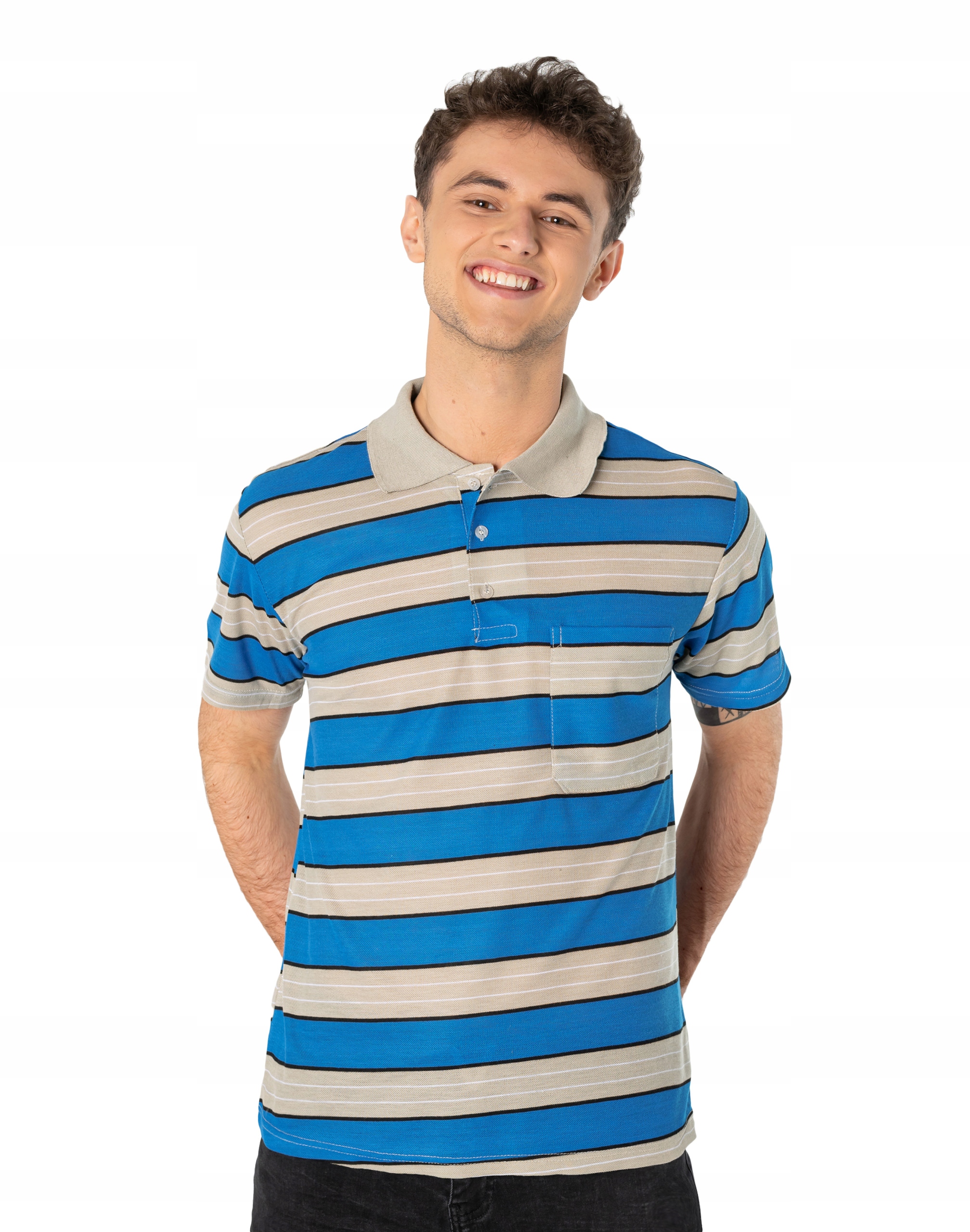 

Koszulka Polo Męska Bawełniana Polówka 17537-1 3XL