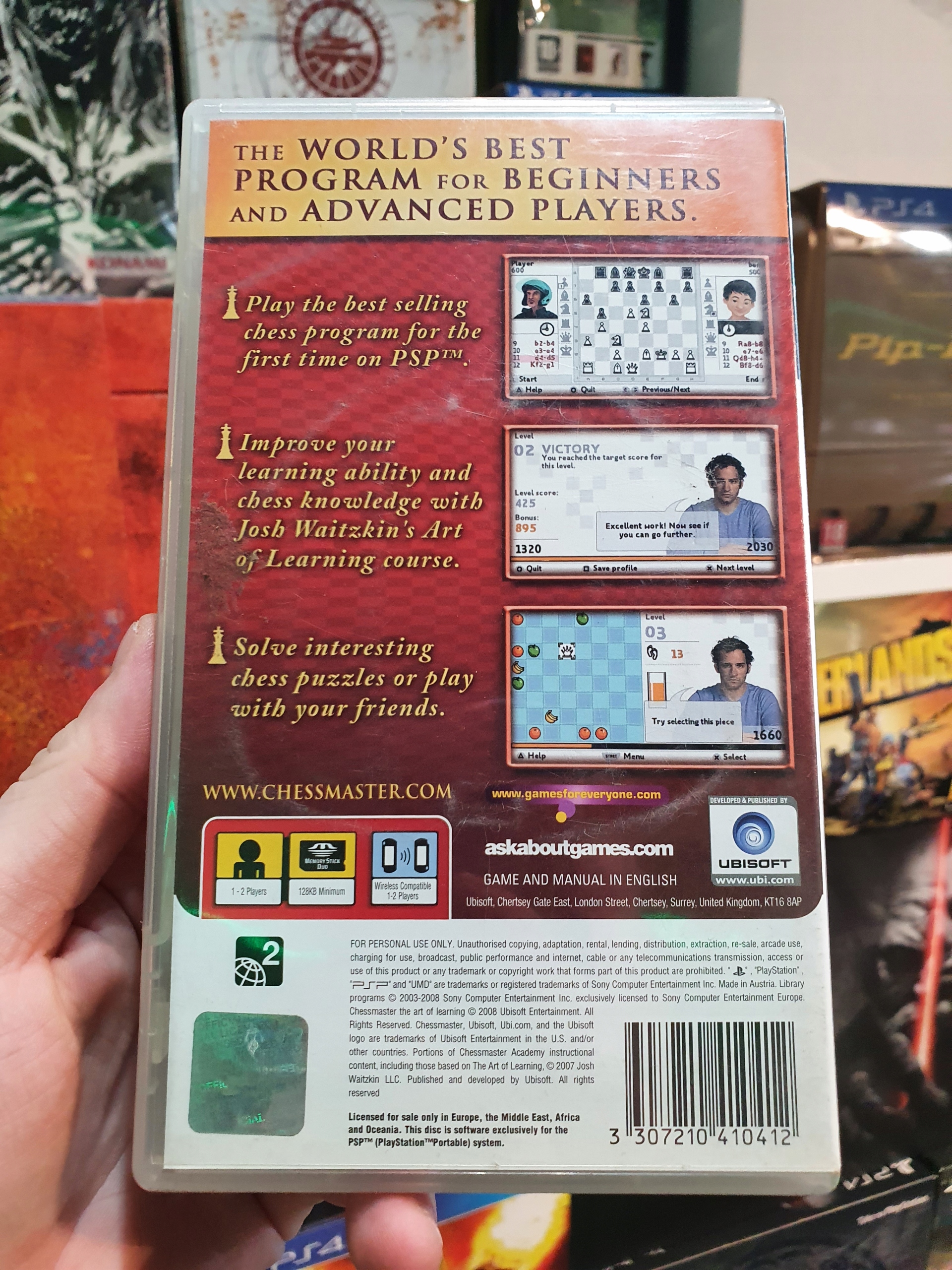 CHESSMASTER THE ART OF LEARNING SZACHY PSP Producent Ubisoft