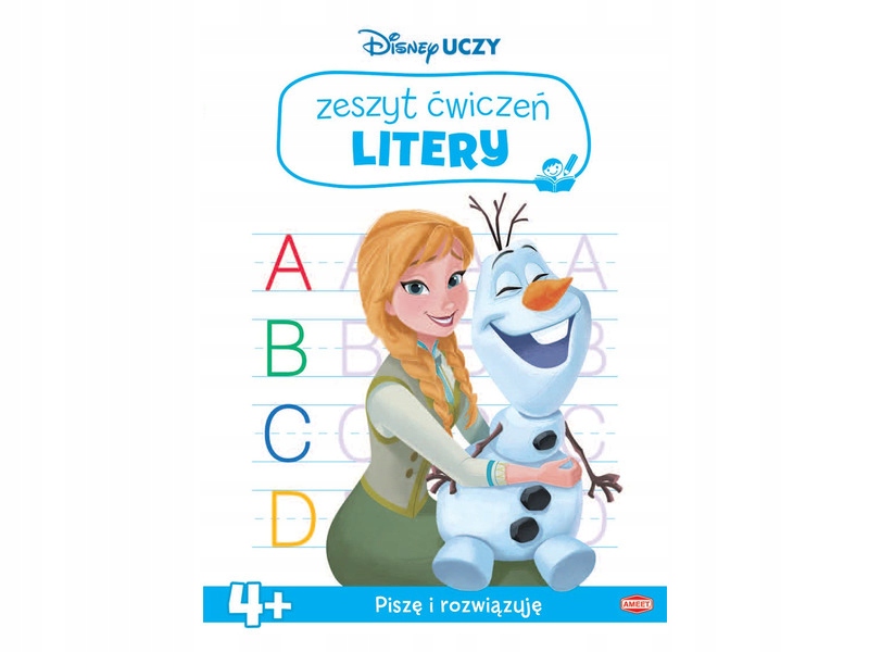 

Książka Disney uczy Kraina Lodu Zeszyt ćwiczeń