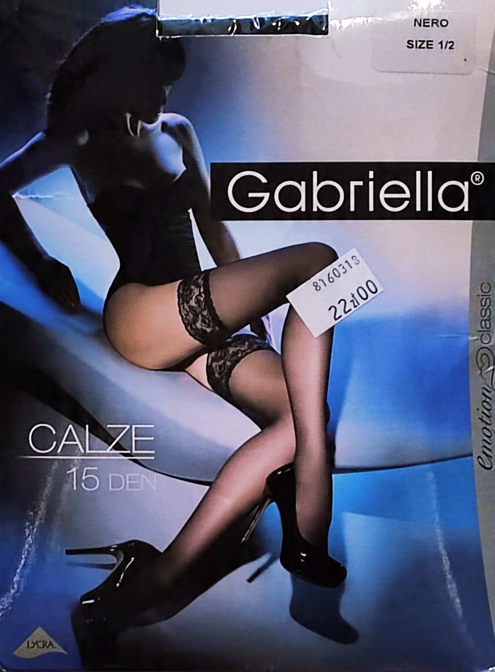 

Gabriella Calze pończochy samonośne 15 Den 3/4