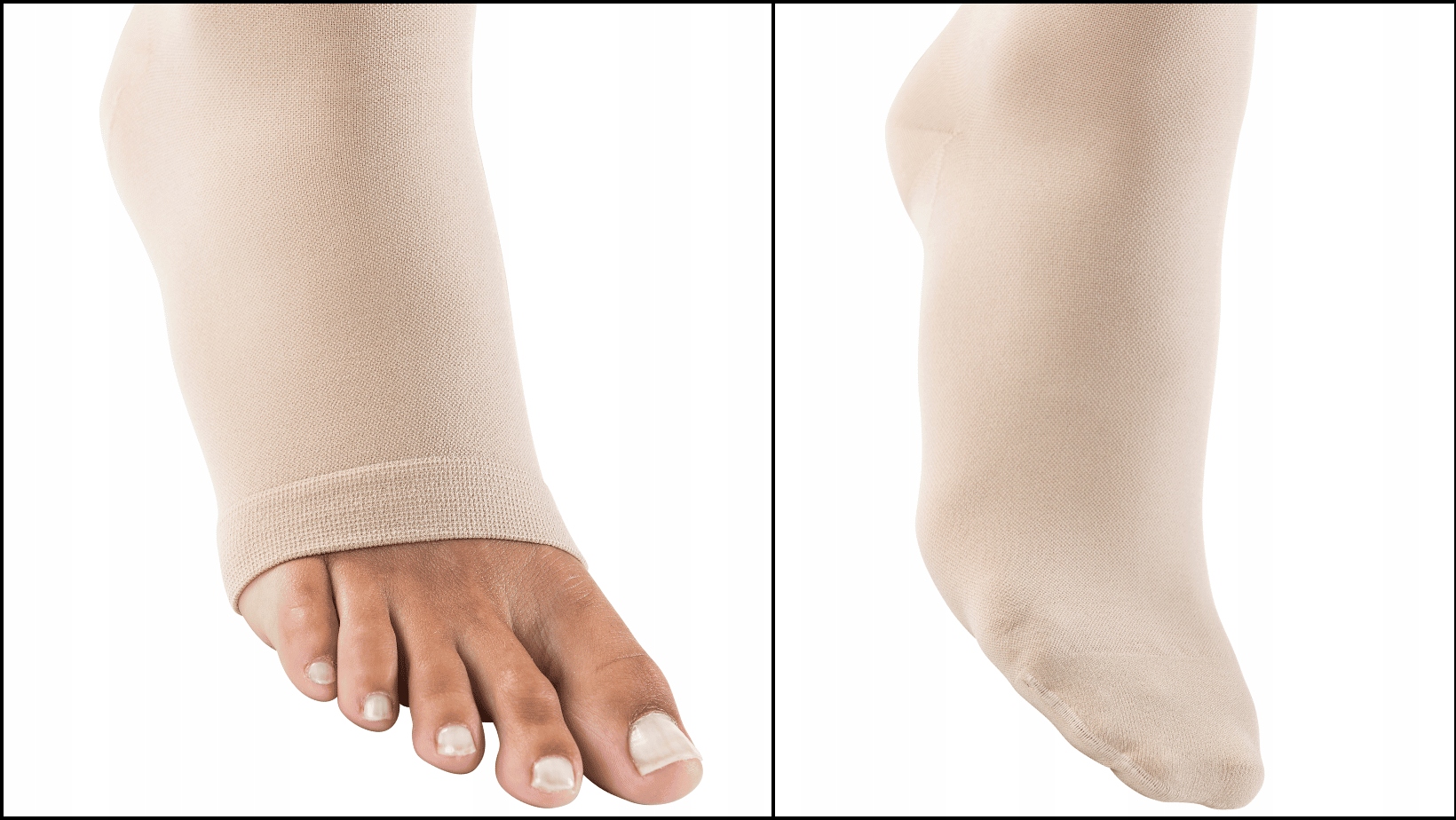 PODKOLANÓWKI PRZECIWŻYLAKOWE UCISKOWE SIGVARIS MAGIC SEMITRANSPARENT CCL2 Model MAGIC SEMITRANSPARENT