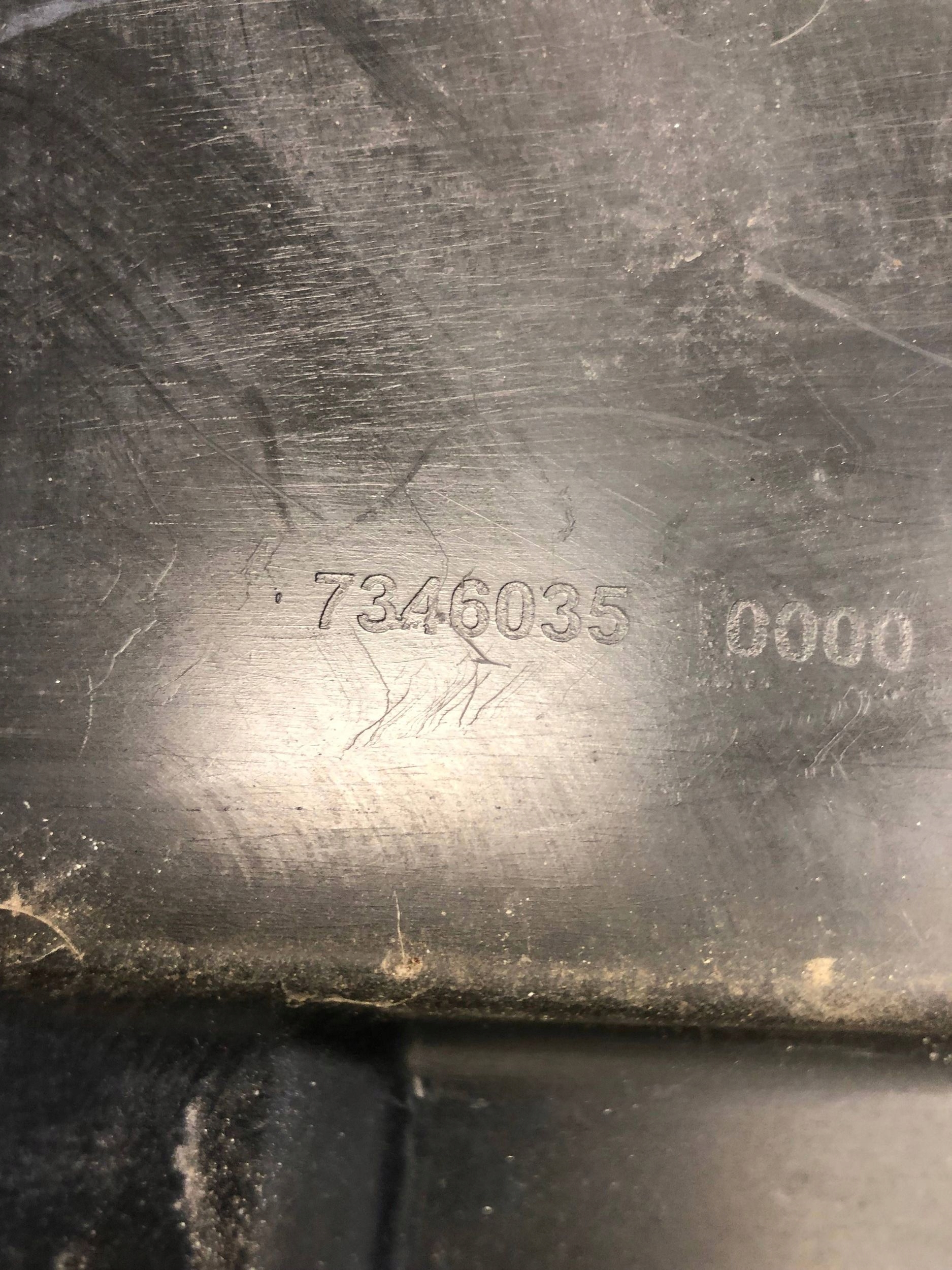 mudguard left front MINI F54 7346035
