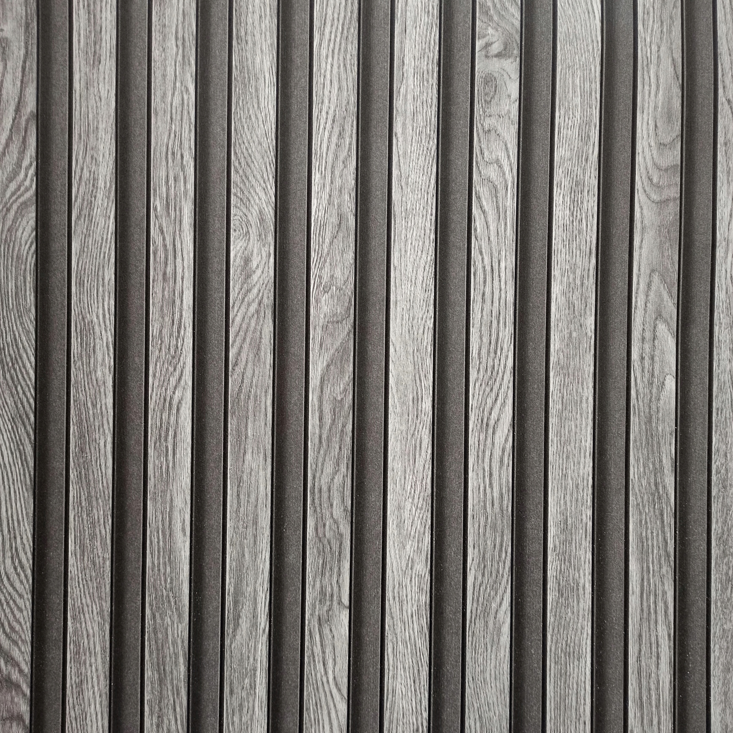 

Tapeta Szare Lamele Lamel Deski Drewno Imitacja