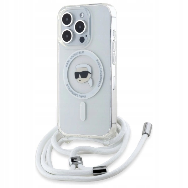 Pouzdro Karl Lagerfeld Crossbody IML Karl Head Magsafe pro iPhone 16 Pro Max