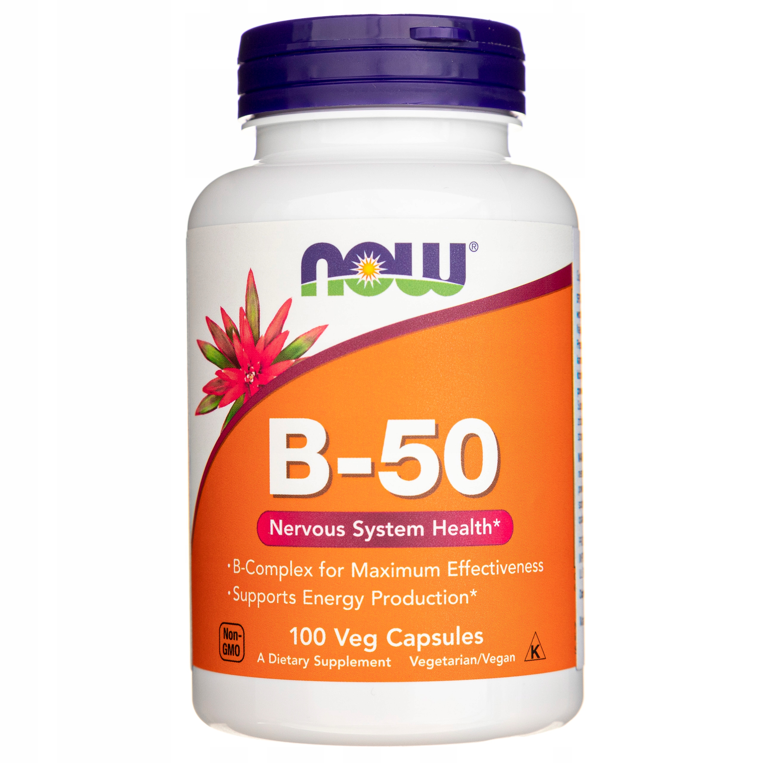 NOW Foods B-50 Complex witaminy z grupy B 100 kapsułek