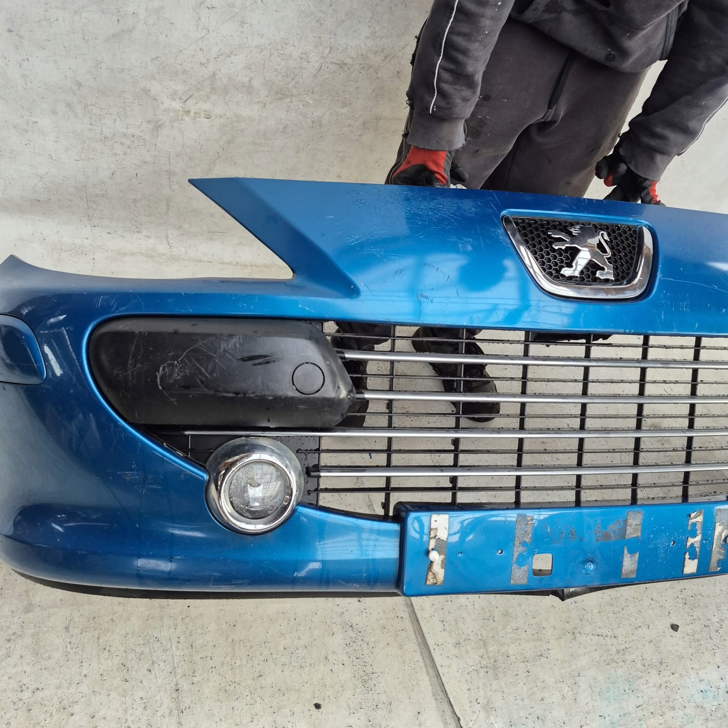 PEUGEOT 307 LIFT 05-08 bumper front front 9653242477