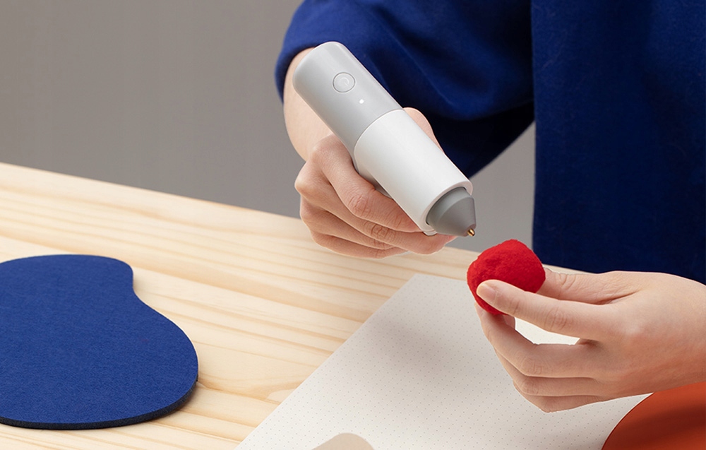 HOTO BEZPRZEWODOWY PISTOLET DO KLEJU NA GORĄCO USB-C W ZESTAWIE WKŁADY Marka HOTO