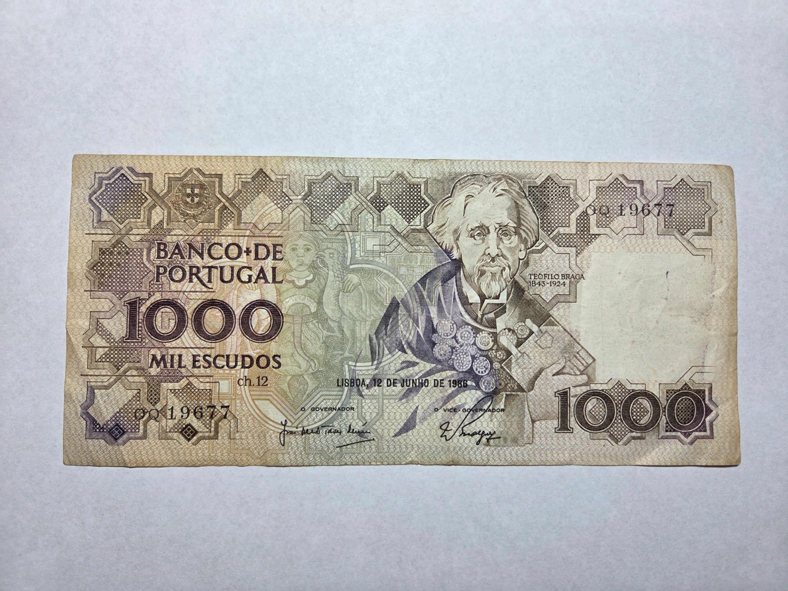 Portugalia 1000 escudos 1986 rok -NRB0569