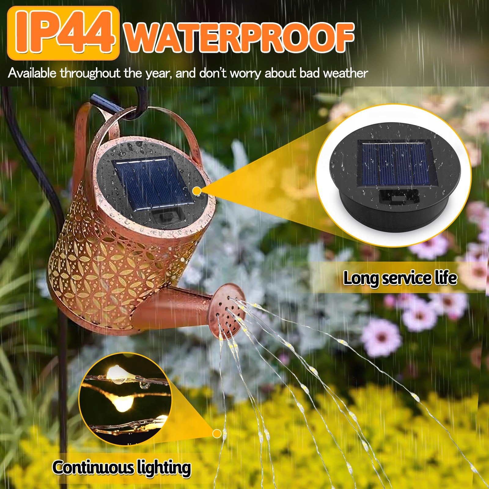 SOLAR Pokrywa Zastępcza 7 cm Do Lamp Solarnych IP44 LED Oświetlenie Ogrodu — miniatura 3