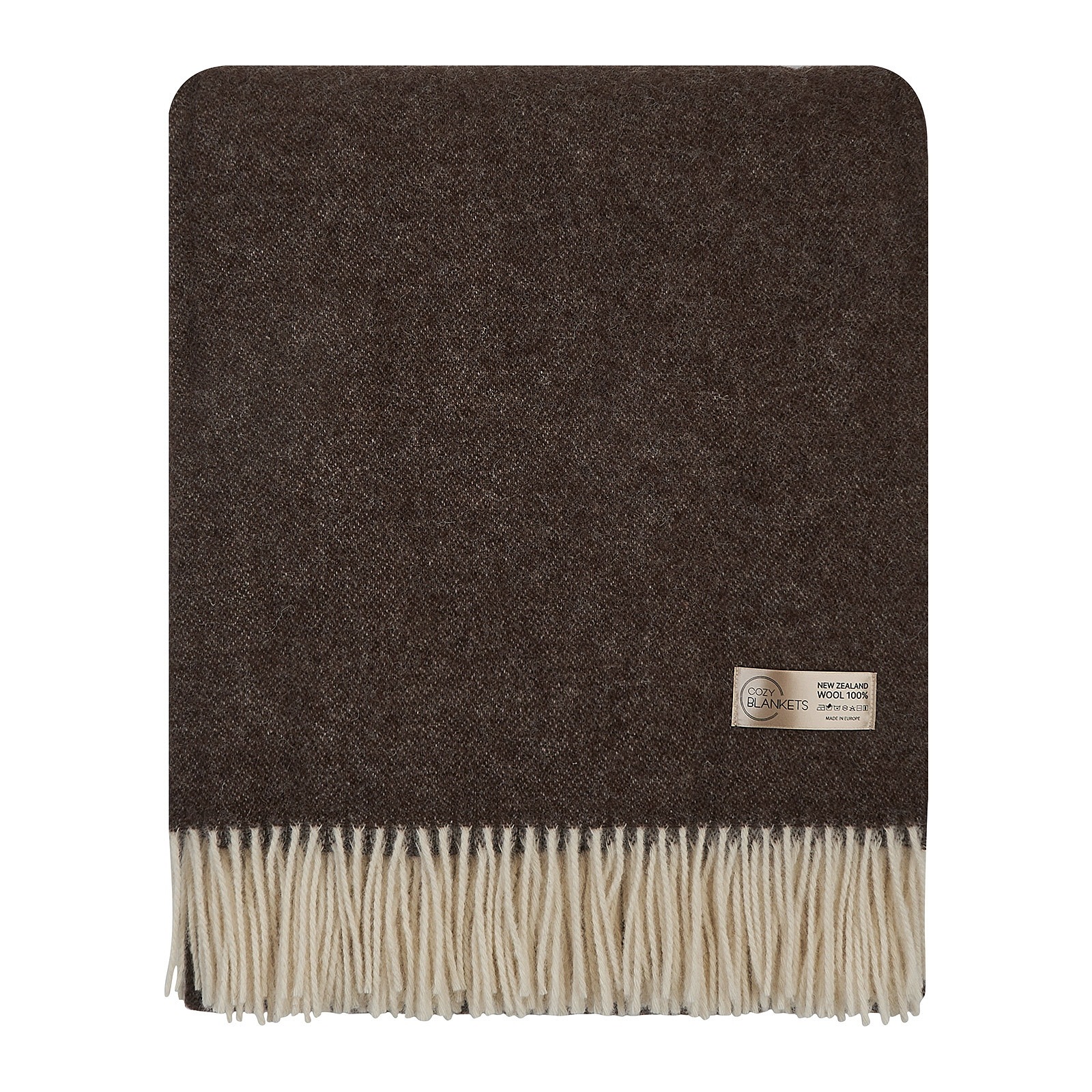 Koc Wełniany cieply miękki 100% wełna pled koce 190x220 Cozy Blankets