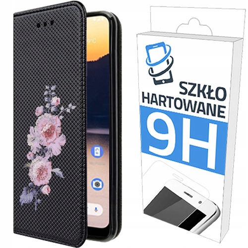 

150 wz Etui Z Klapką+szkło do Nokia 2.3