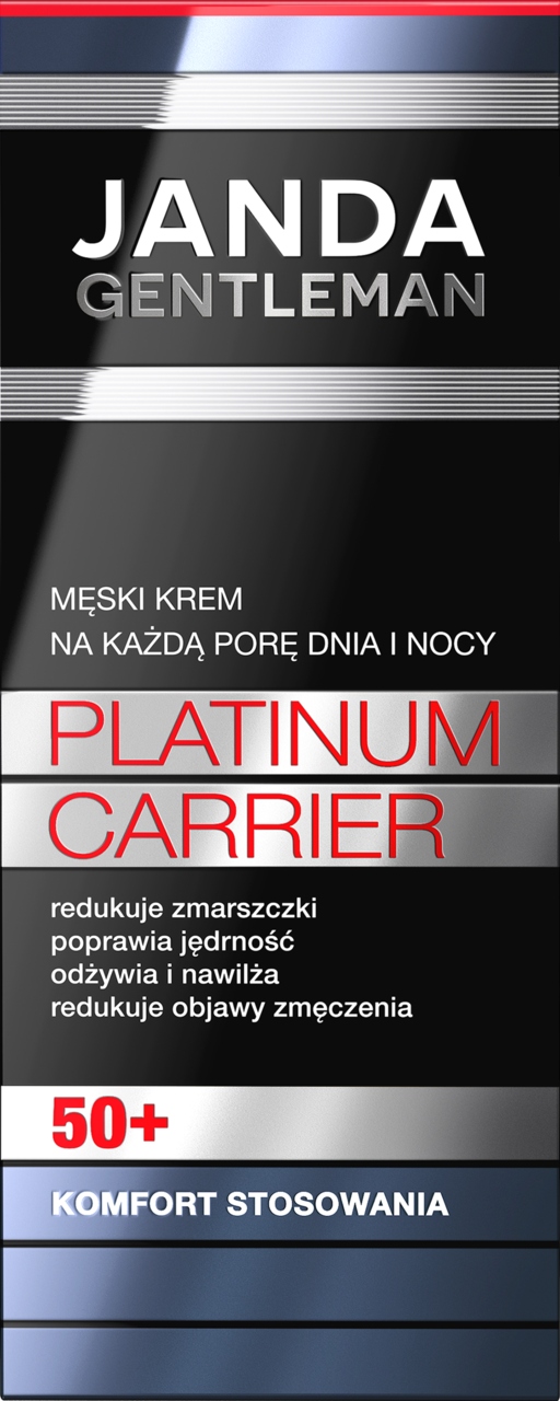 Janda Gentleman Platinum Carrier Krém Na Obličej 50+ Pro Muže 50 ML