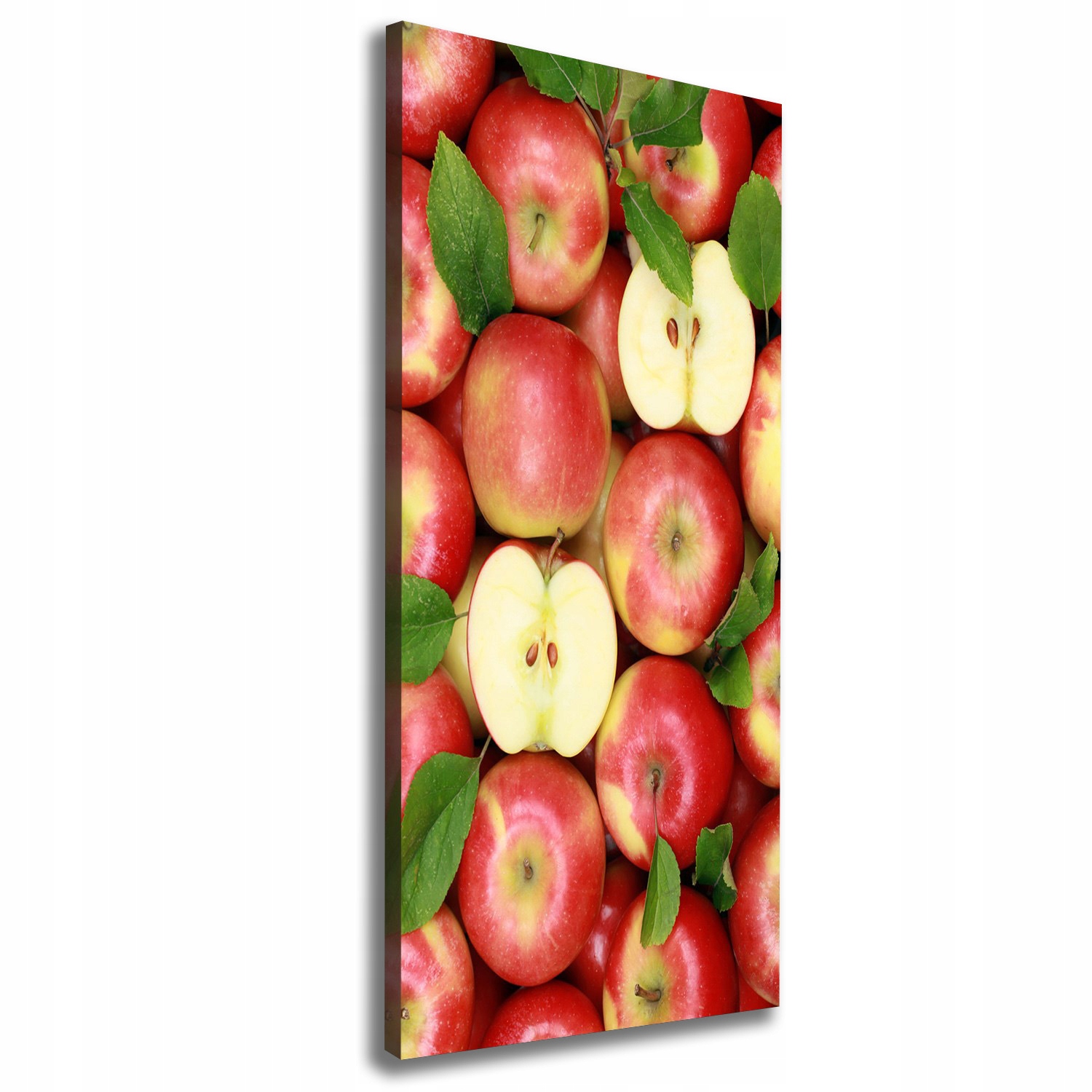 

Nowoczesny fotoobraz canvas na ramie Jabłka 50x125