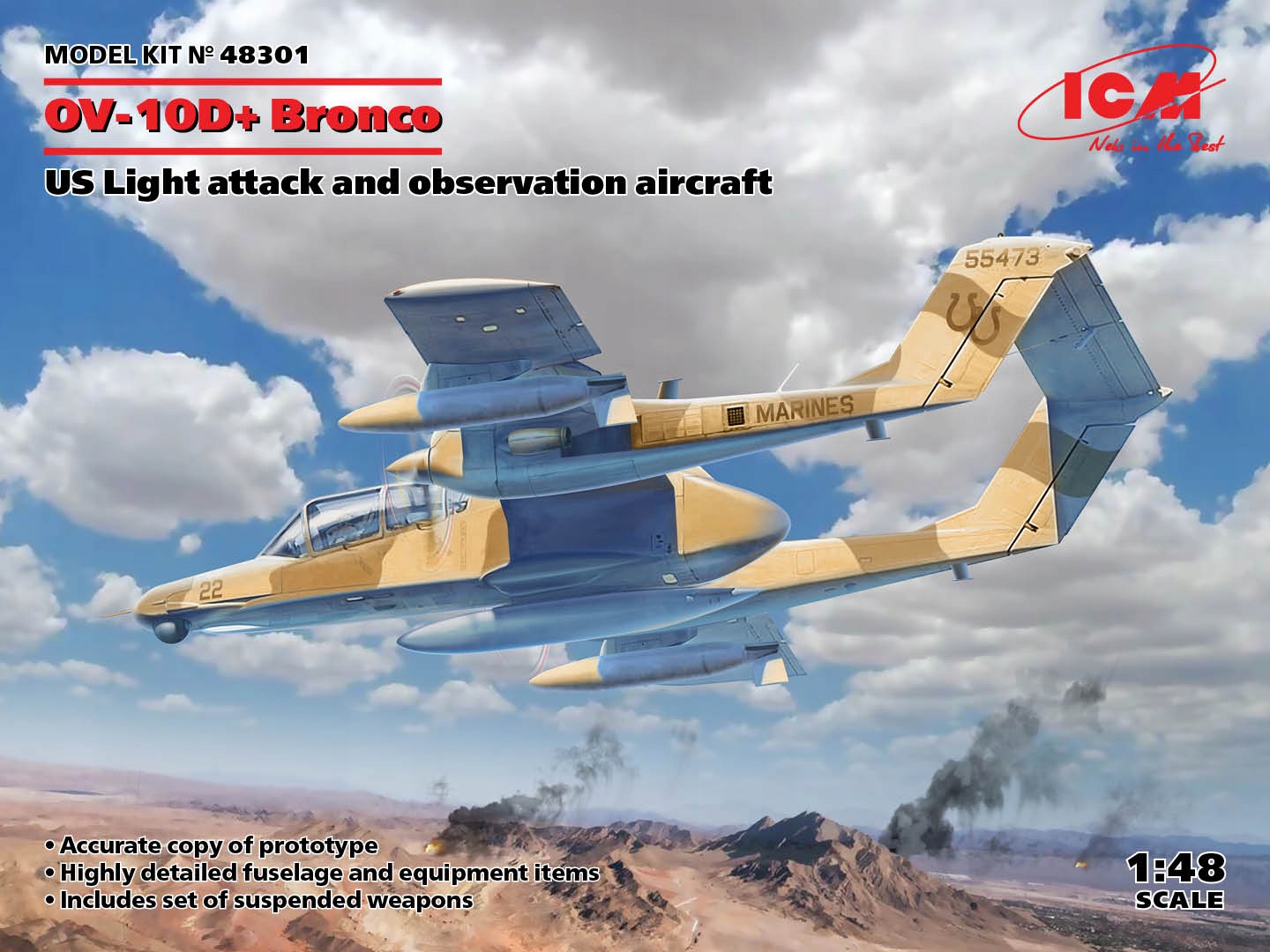 OV-10D Bronco 1:48 ICM 48301
