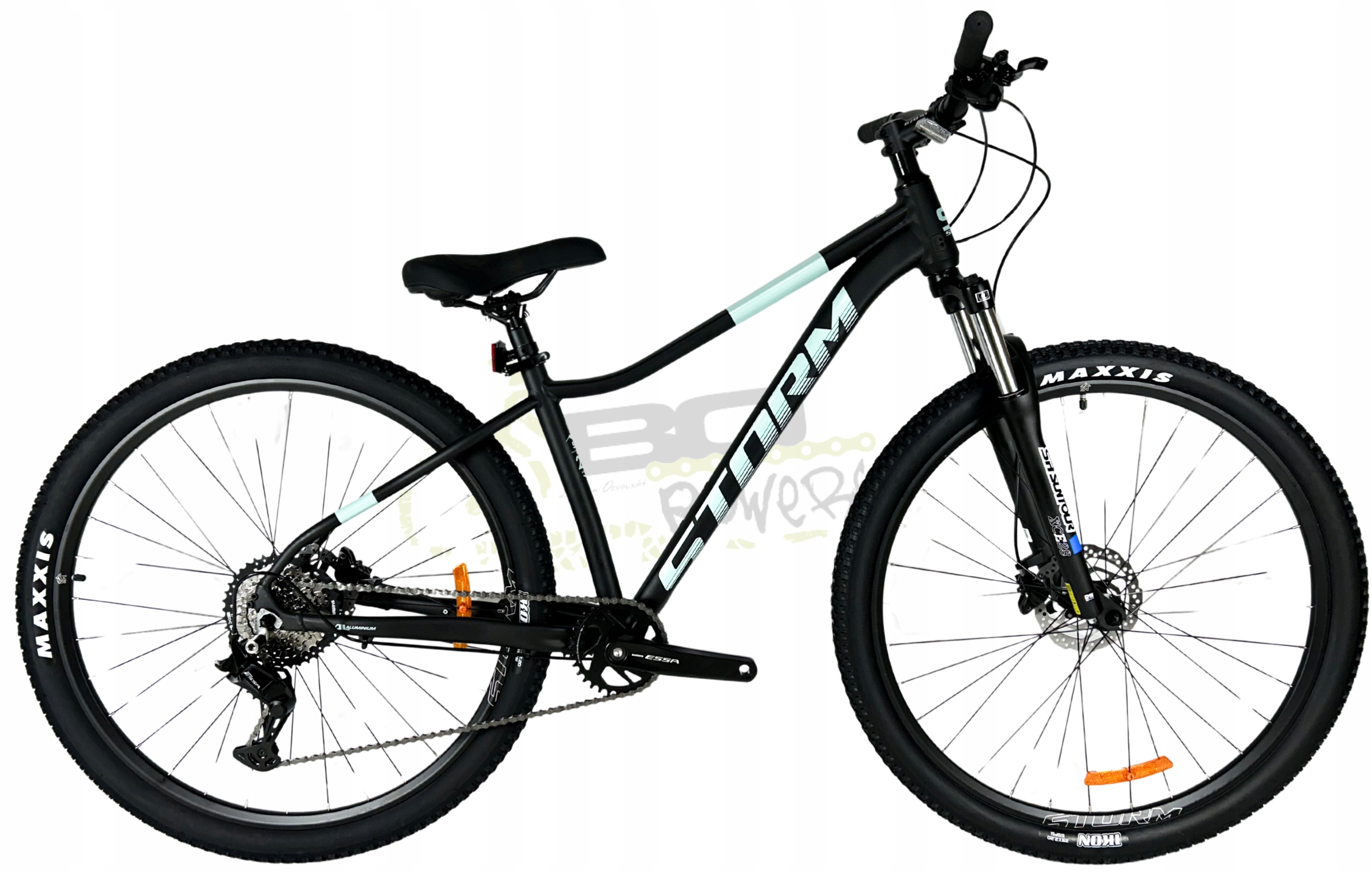 Rower Górski Mtb Storm Shark 4.0 Lady rama 16 29 czarny mat turkus 2026