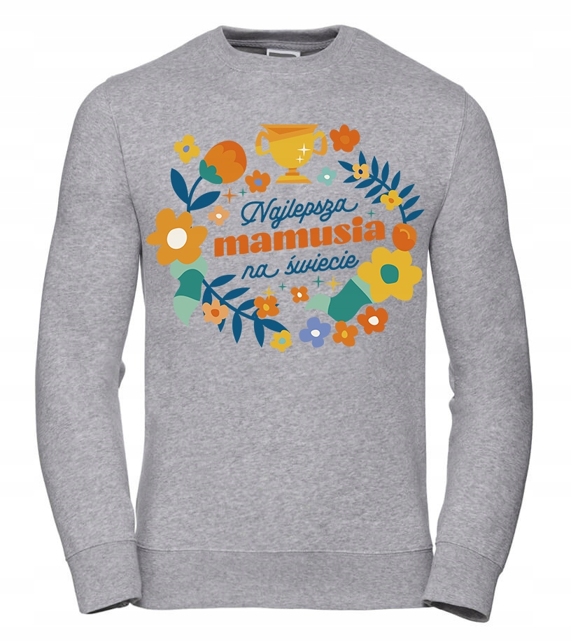 Dámská Mikina Best Mommy Xs šedá