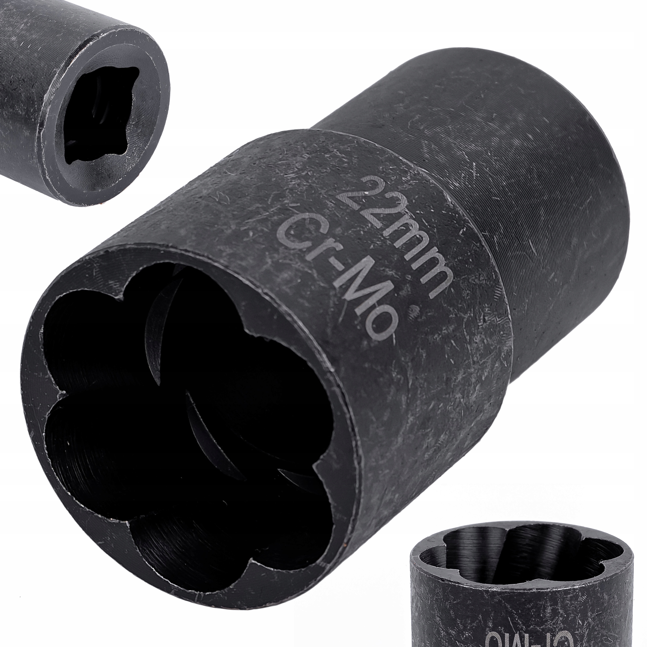 Nasadka Do Obrobionych Uszkodzonych Zerwanych Śrub Mocna Crmo 1/2" 22MM