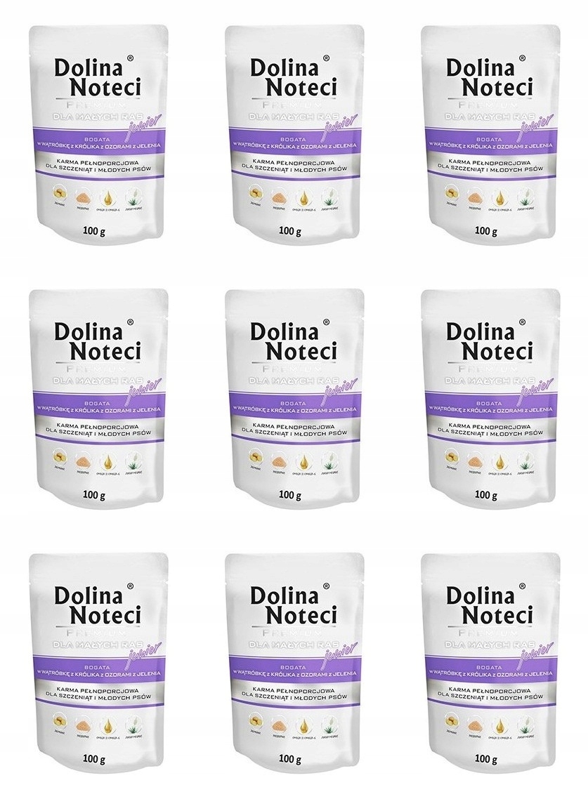 Levně Dolina Noteci Premium Junior Játra 9x100 G