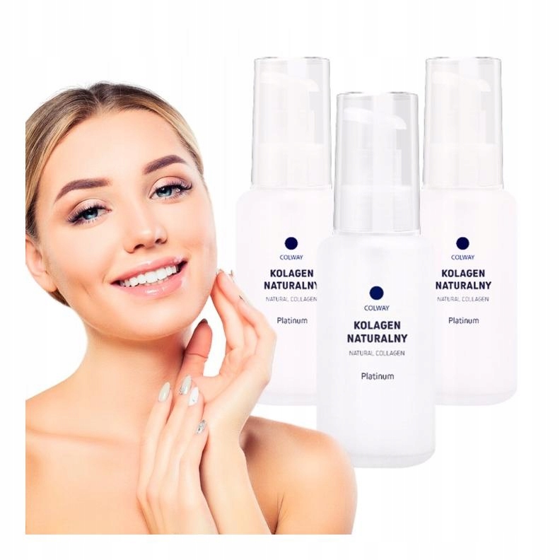 3x Kolagen Platinum Colway – Rybí proti stárnutí pleti – 100 ml