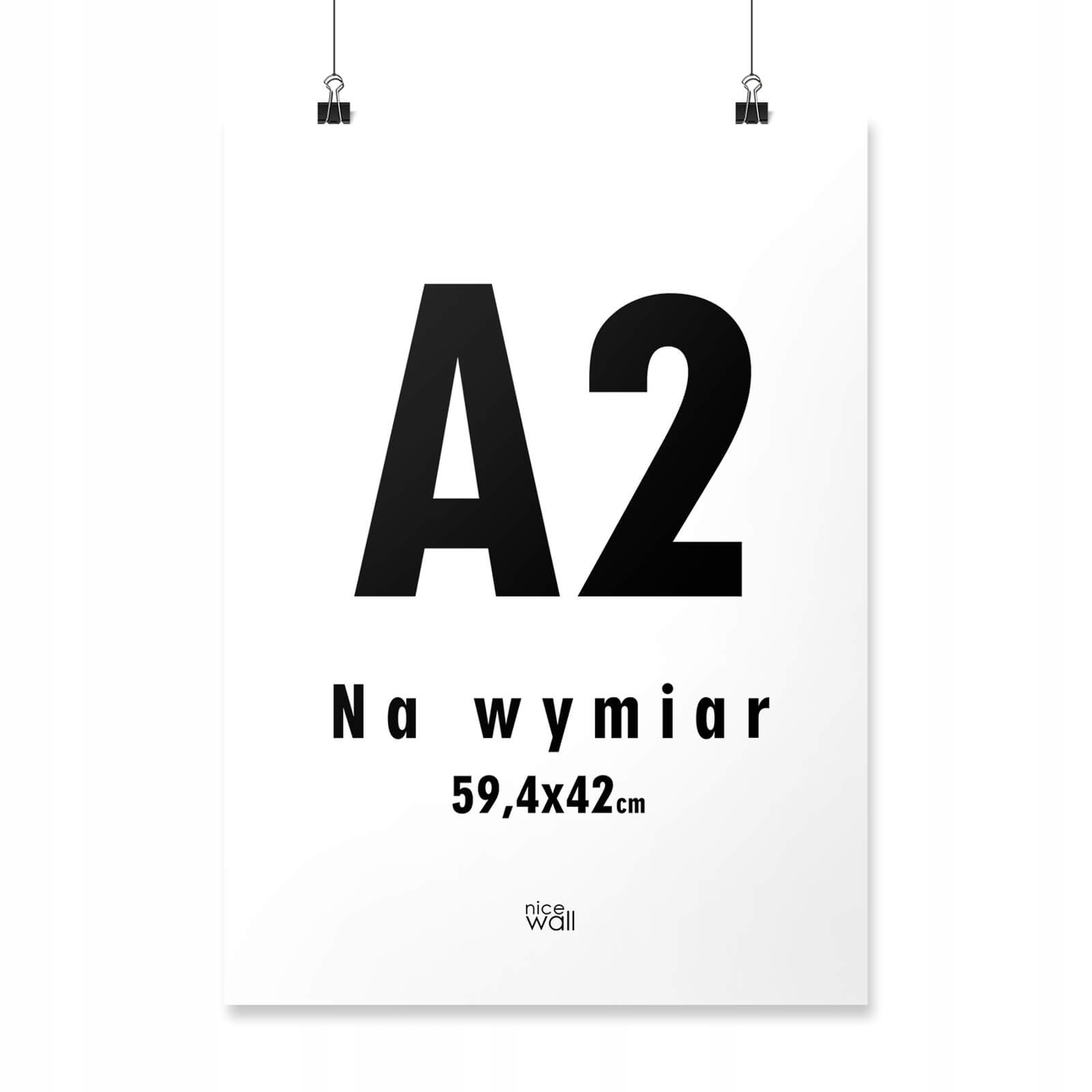 

Plakat A2 59,4x42 cm Wydruk cyfrowy papier 200g/m2