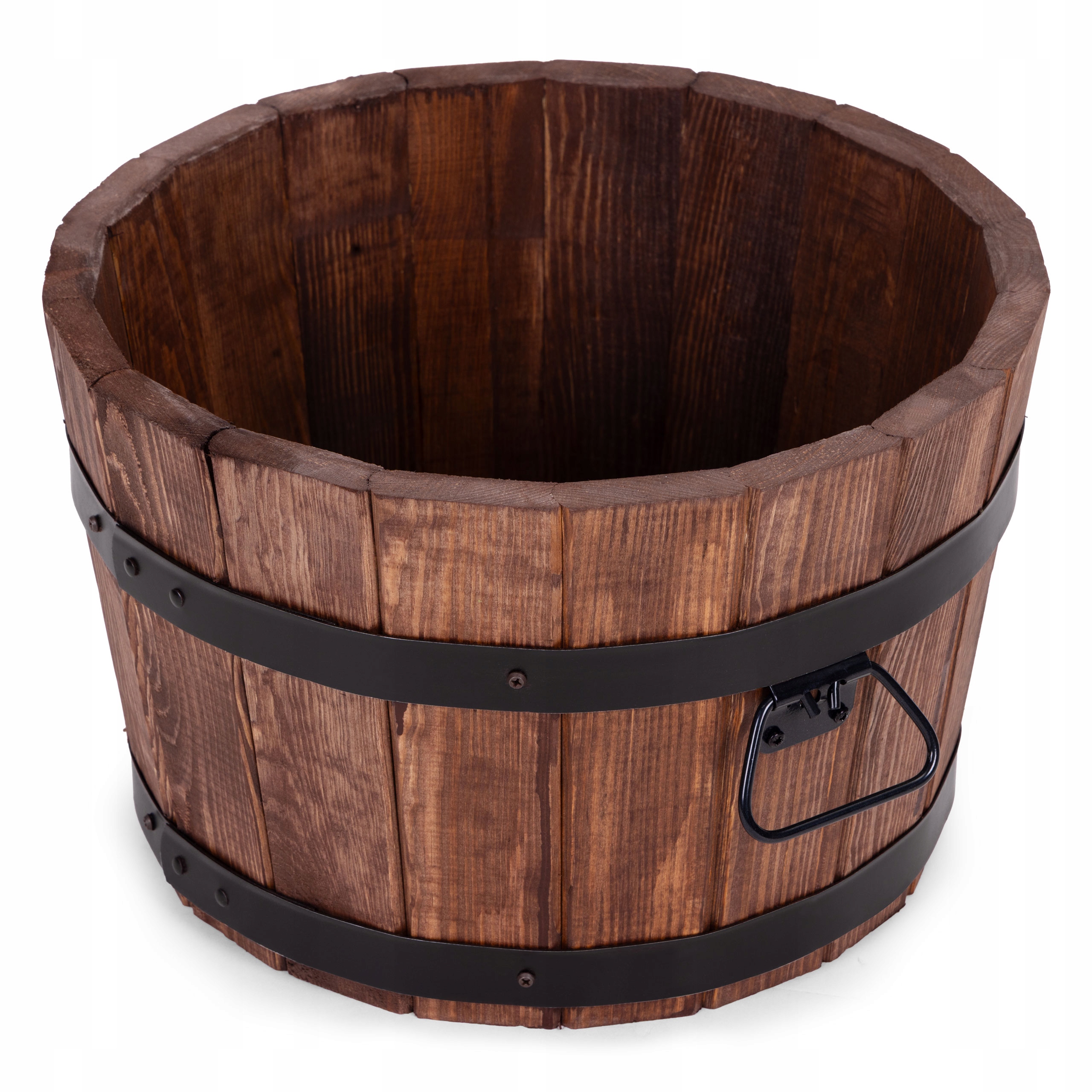 Záhradná Kvetináčka 50xH31 Veľká Obal Na Kvetináč Na Terasu Kvetinový Záhon Nízky