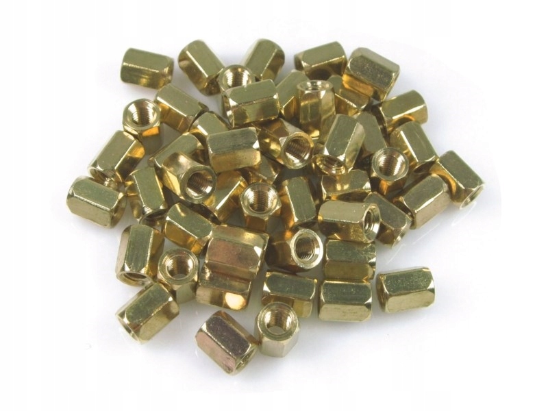 1000szt. TULEJKI DYSTANSOWE M3 6MM MOSIĘŻNE