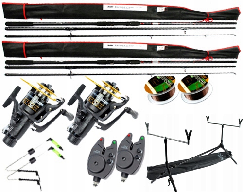 Pro zestaw 2x Karpiówka 2x Kołowrotek jaxon ZK5
