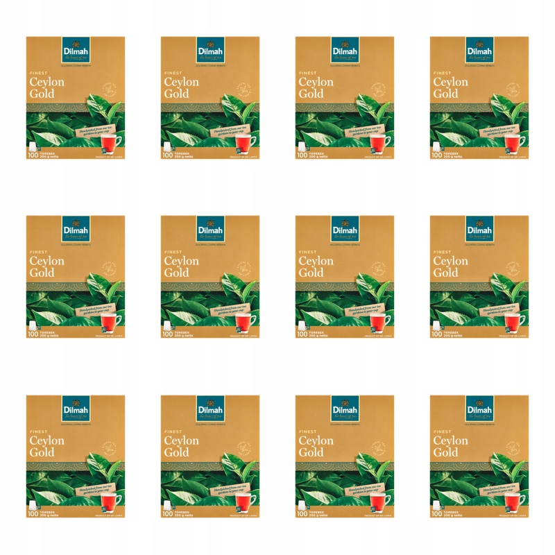 Dilmah Ceylon Gold 100 x 2 g X12