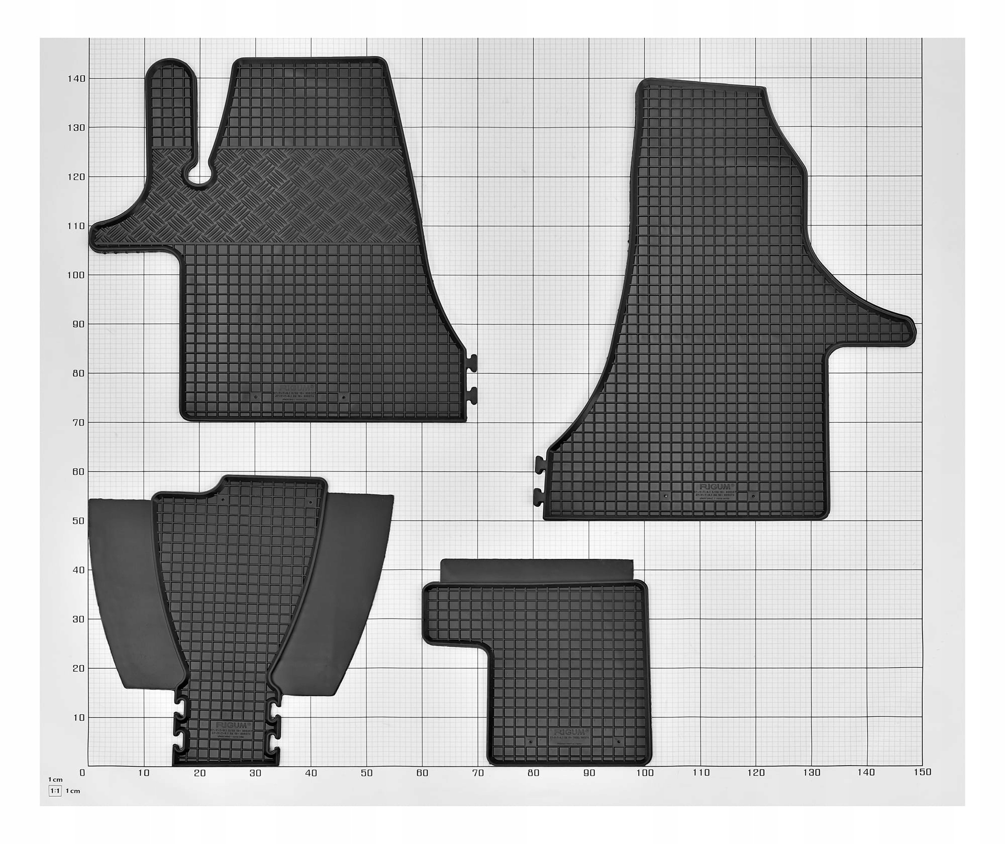 Dywaniki i mata do bagażnika do Volkswagen T6.1 Multivan 7 lub 8 osób, L2, Producent Rigum