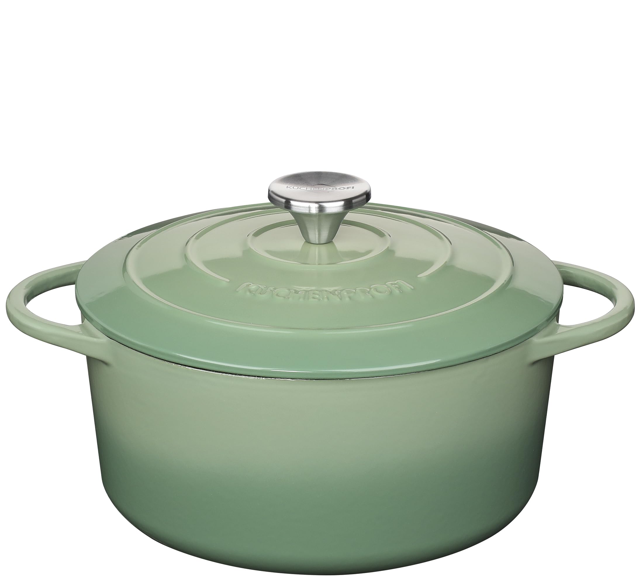 Liatinový hrniec, 24 cm, zelená