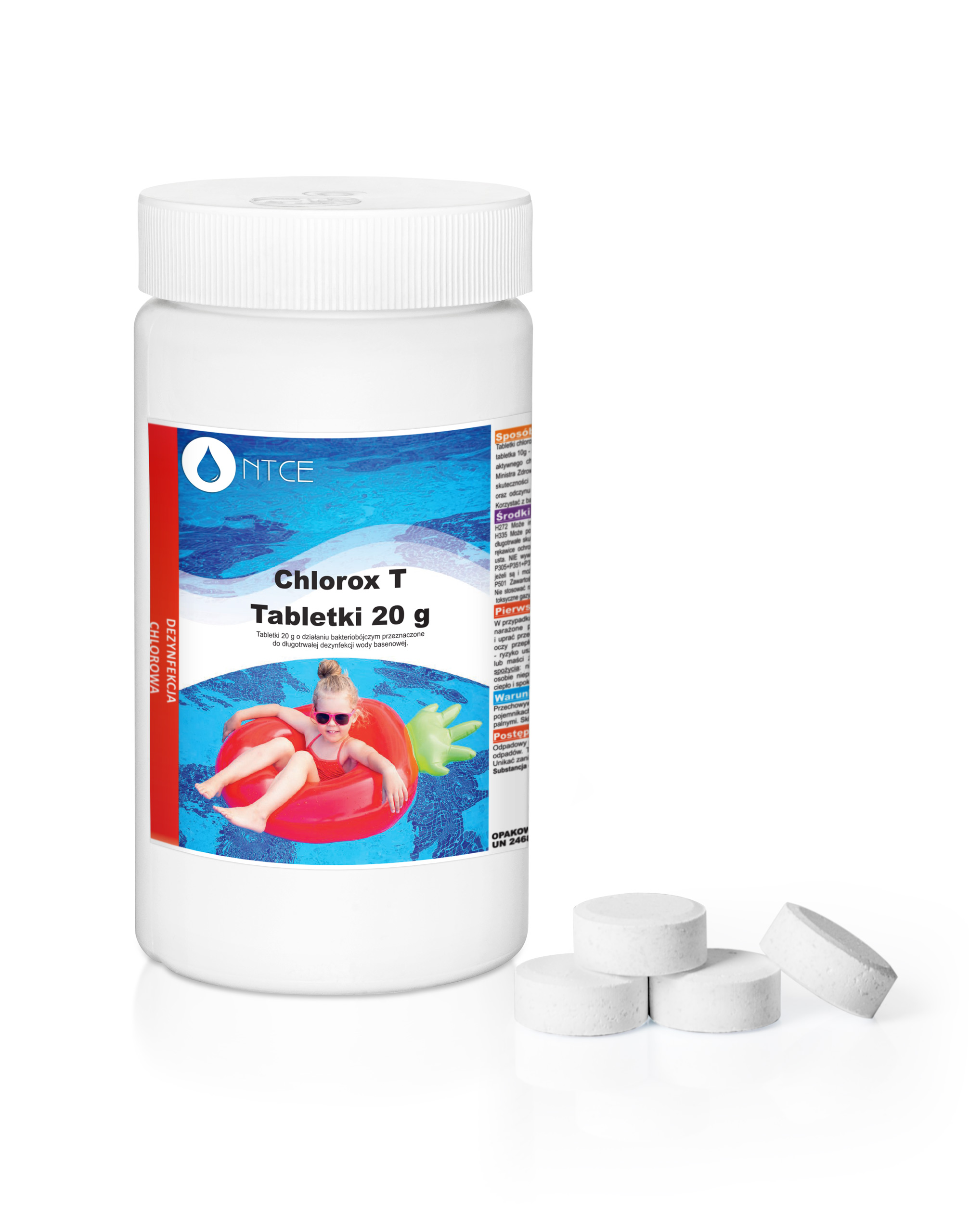 

Chlor Małe Tabletki Chlorowe ChloroxT 20g Ntce 1kg