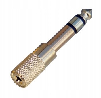 

Przejście Jack wtyk 6,3 st gniazdo 3,5 Gold(0822