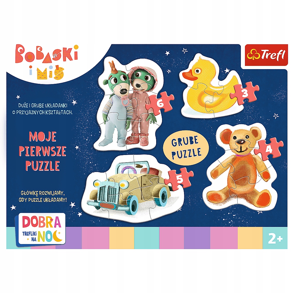 

Pierwsze Puzzle Baby Urocze Bobaski 36095 Trefl