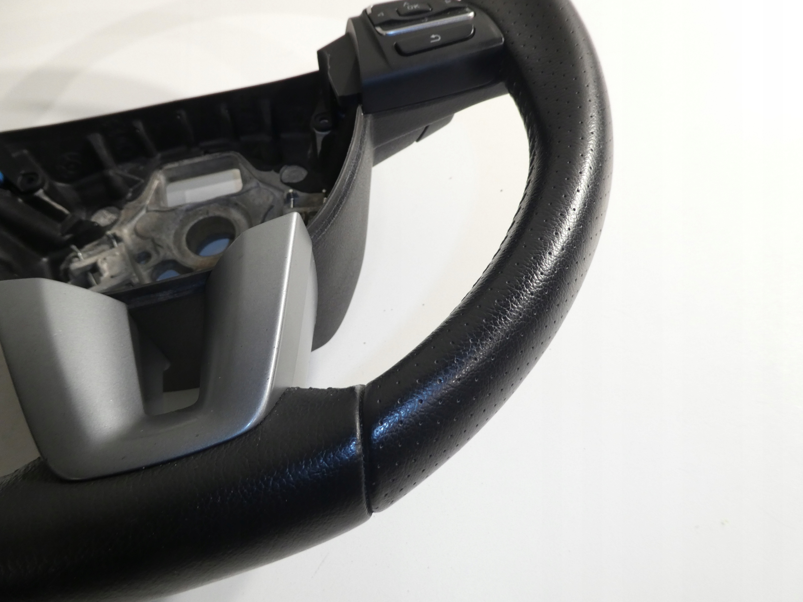 steering wheel, leather VW SEAT ALHAMBRA with shifting