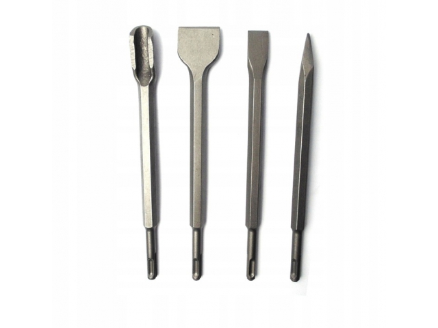 Dłuto do betonu, do drewna, do płytek Zestaw dłut